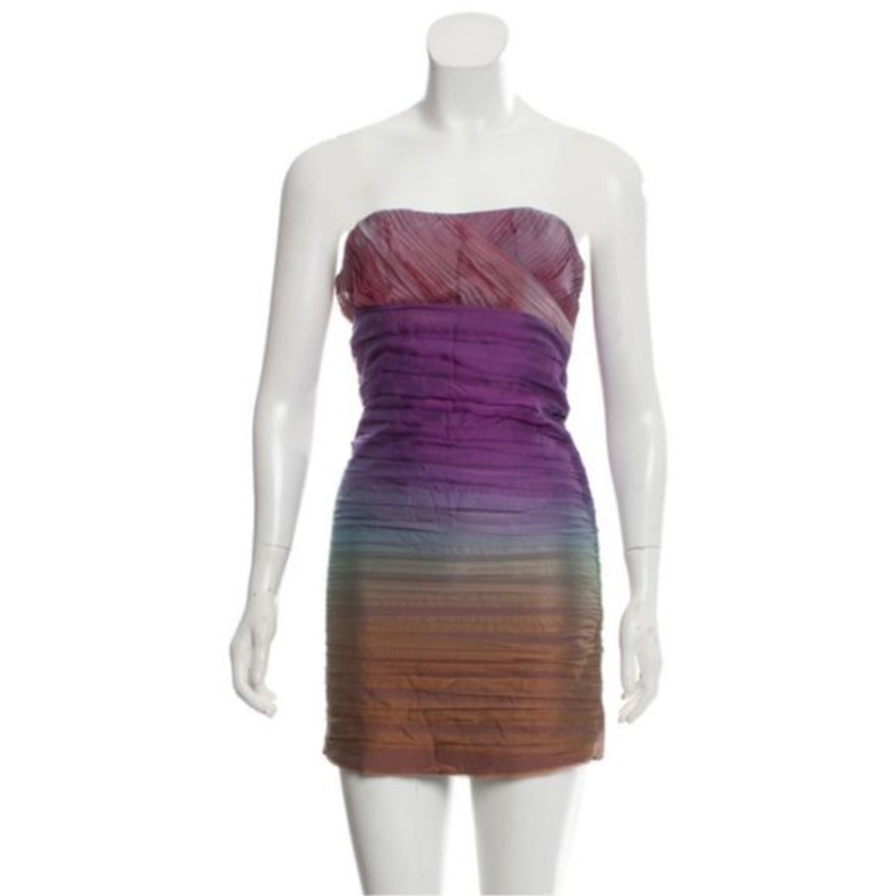 Alice & Olivia Rainbow Mini Dress